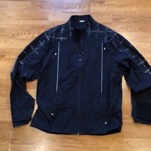 Black Lulu Lemon running jacket, size large